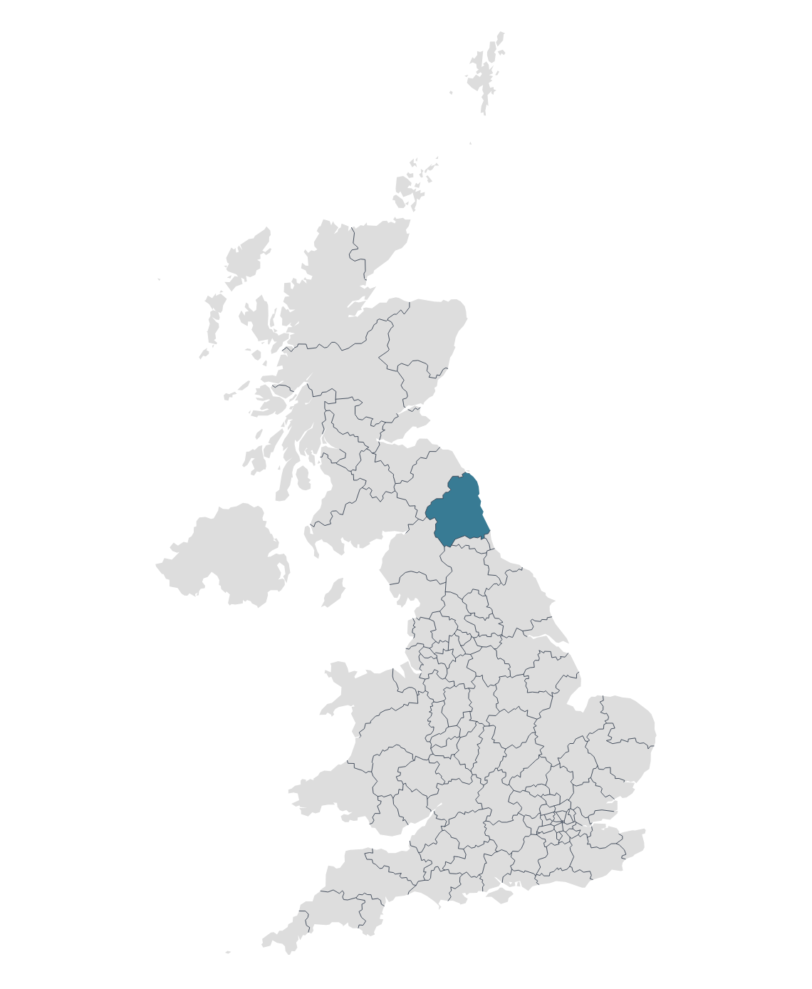 Map of postcode area